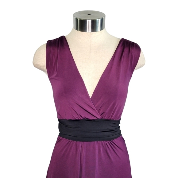 Star Vixen Purple Fit & Flare Sleeveless Y2K Empire Waist Dress Women's Size S - Picture 2 of 8